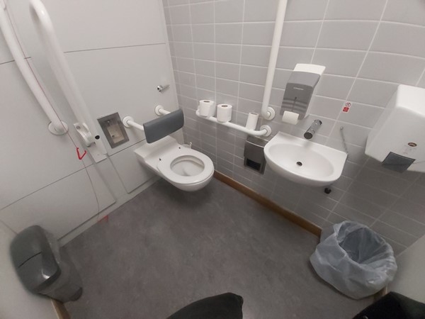 Image of an accessible toilet