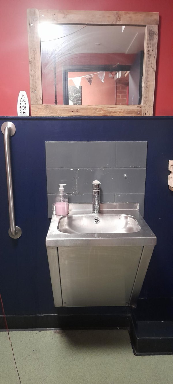 Sink and grabrail