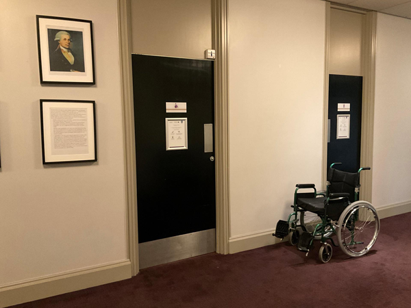 Toilet doors