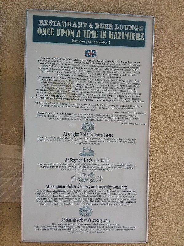 Picture of Dawno Temu na Kazimierzu, Kraków