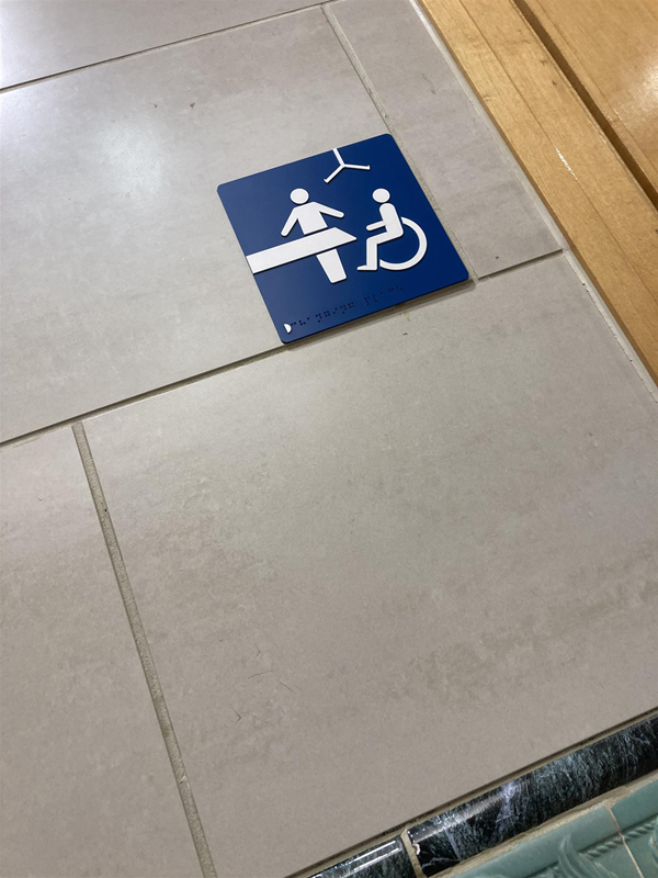 Changing Places toilet sign