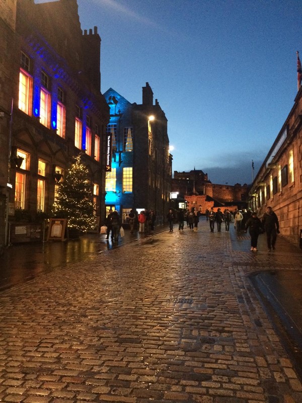 Picture of Scotch Whisky Experience - Street leading up to the attraction.