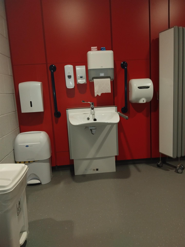 This is another photo of the Changing Places Facility