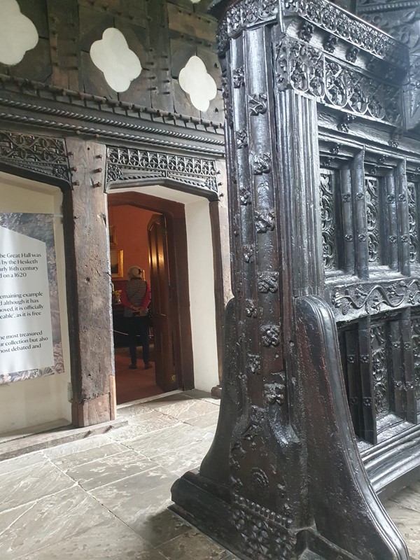 great hall carved screen