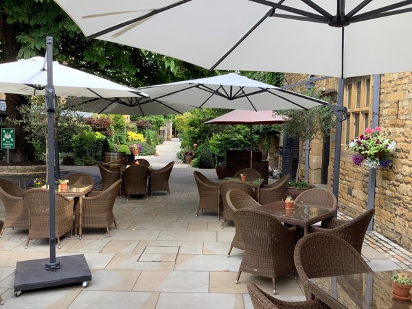 Picture of an outdoor seating area