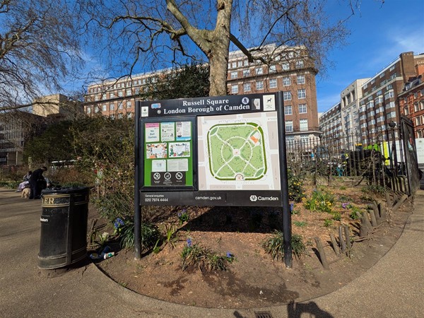 Image of entrance to park