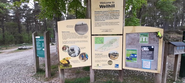 Information board.