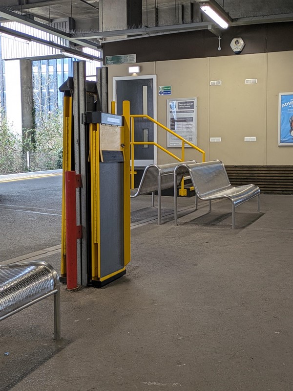 Image of ramps on the platform