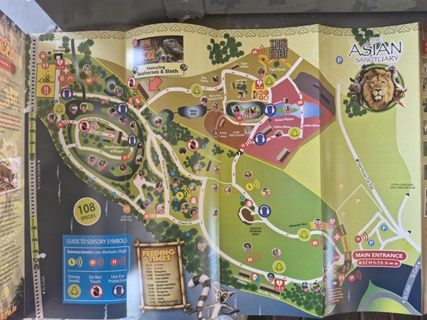 Image of a map of the park