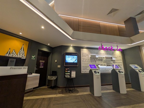 Image of check-in terminals