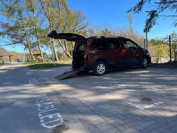 Picture of accessible parking area