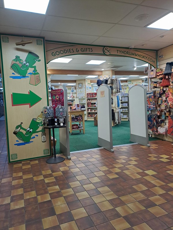 Image of a gift shop entrance
