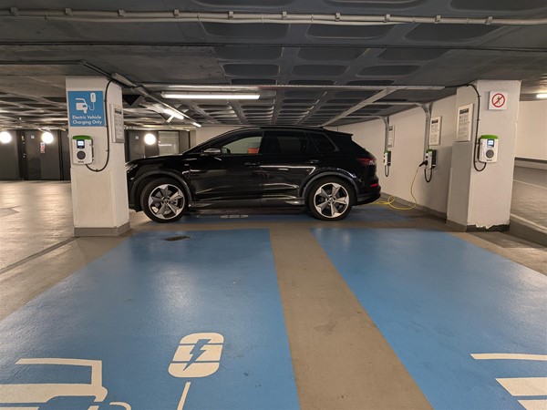 image of EV charger bays