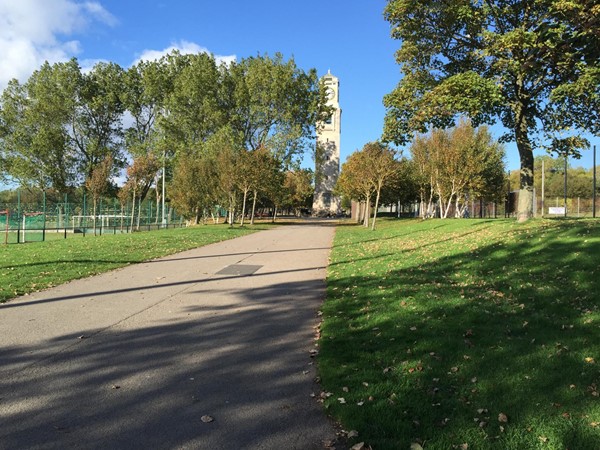 Picture of Stanley Park and the clock tower