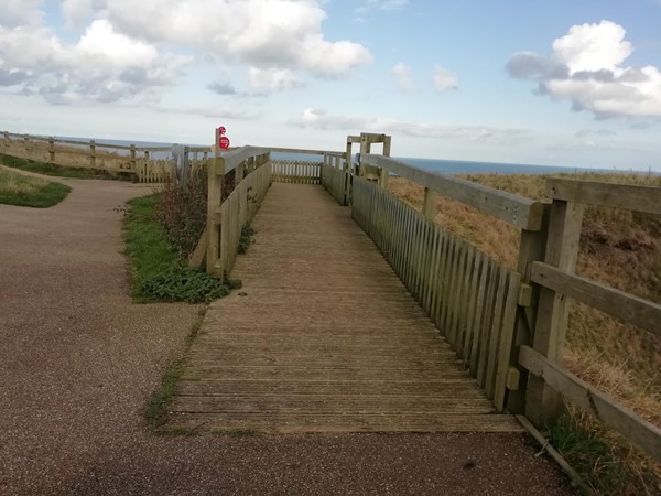 Access to a viewing platform.