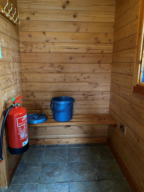 Mud room area