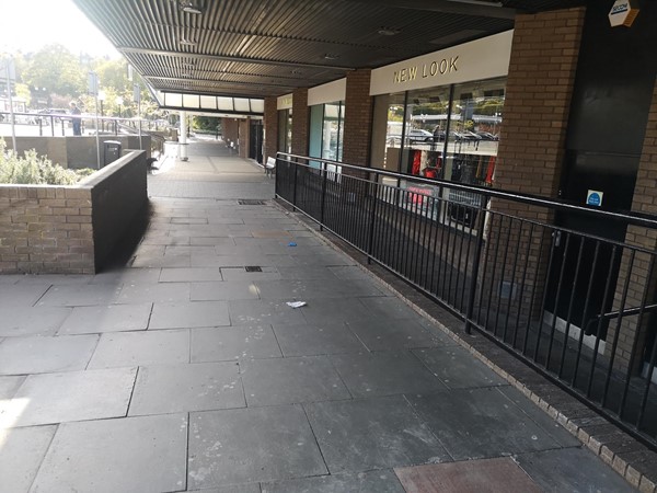 Ramped access to the south entrance.