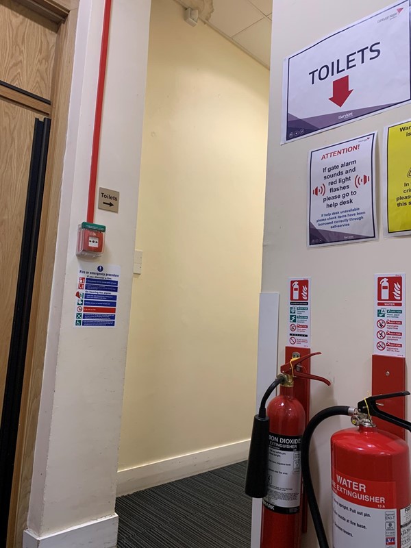 Toilet area