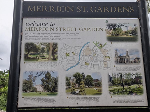image of information board
