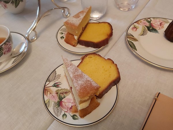 Picture of cakes on a plate