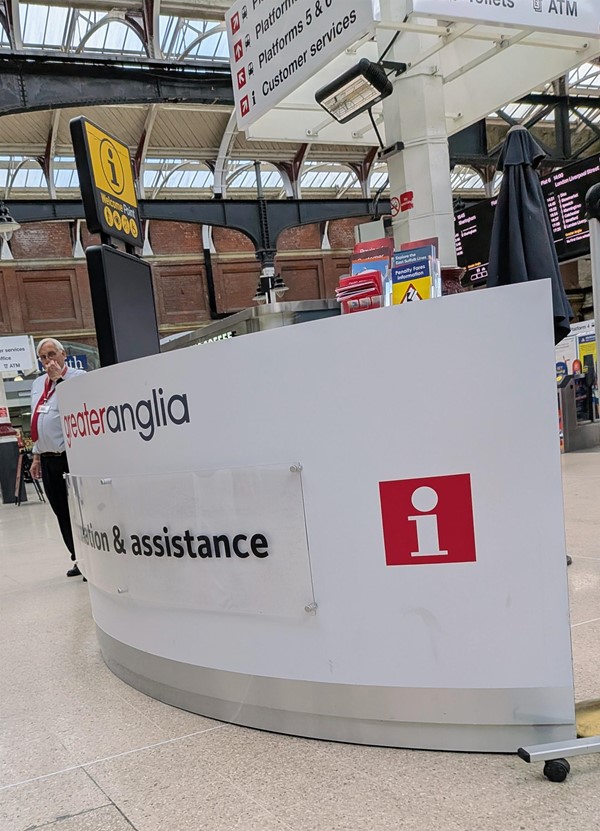 Image of information and assistance helpdesk