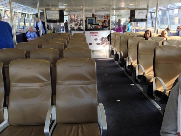 Picture of Tower Millennium Thames Clipper Pier - Inside the boat