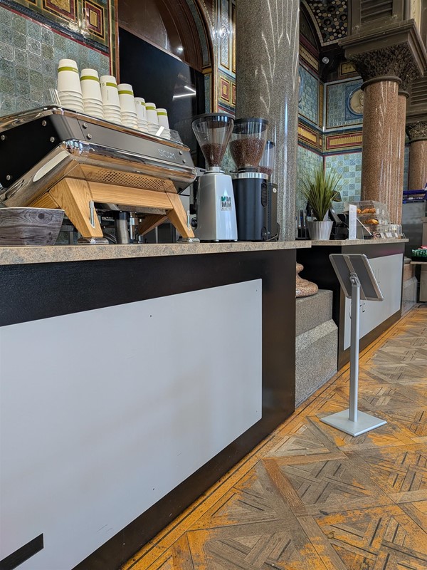 image of café counter