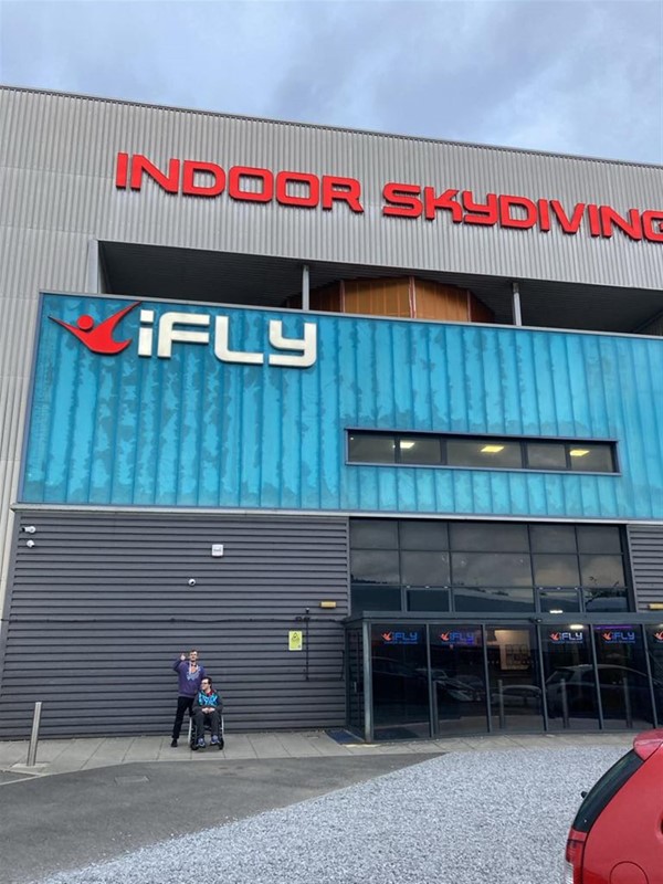 Image of the building and sign