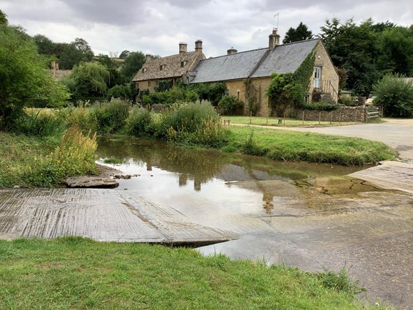 River and house
