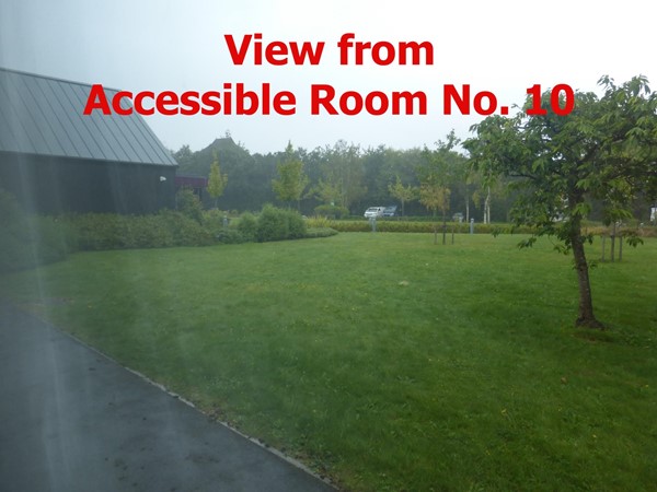 Picture of the view from Accessible Room No. 10