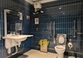 Image of toilet seat and adjustable sink in the Changing Places toilet