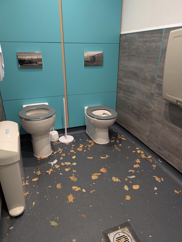 Car park toilet