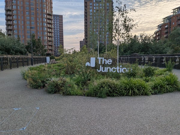 image of garden from the north entrance