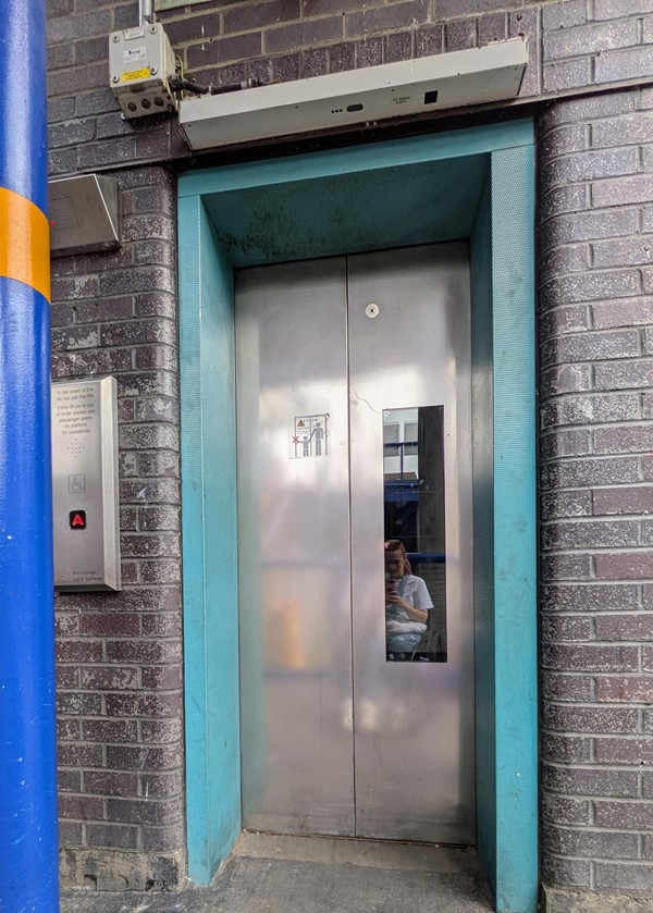 Image of lift from platform level