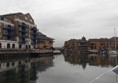 Picture of Docklands Canal Boat Trust  - Sailing into Limehouse Basin - mooring on left to disembark for Canary Wharf (10 mins away)