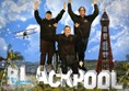 Photo taken on a green screen at the start of the experience.