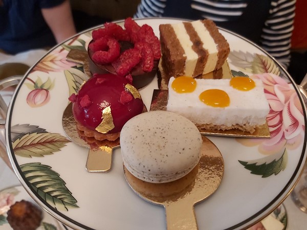 Picture of cakes on a plate