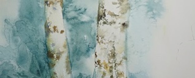 Watercolour Painting: 'Winter Birch' article image
