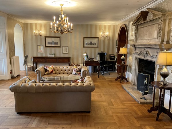 The reception hall