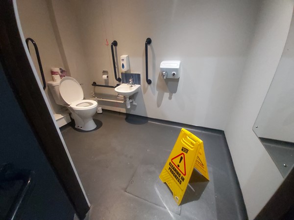 Image of an accessible toilet