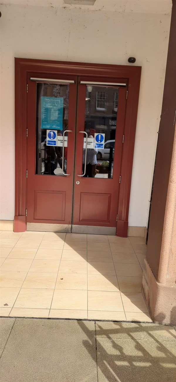 Image of a double door