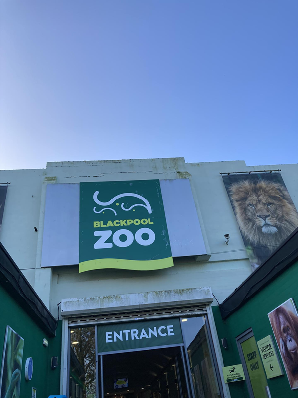 Entrance to the zoo