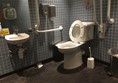 Image of the accessible toilet at Pizza Express.