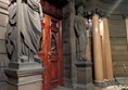Image of statues and door