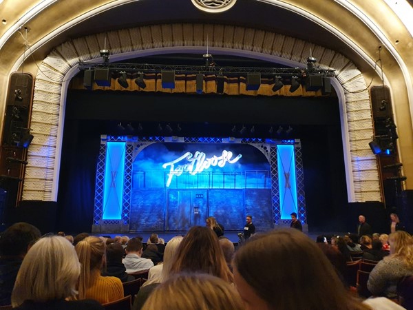 Great view of the stage.