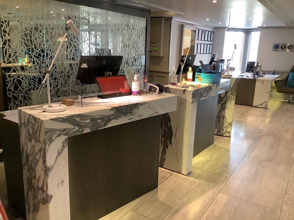 5 greeted at reception