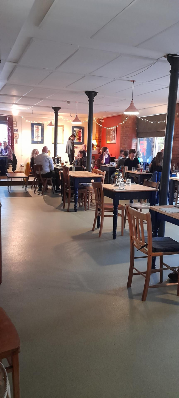 Indoor seating area