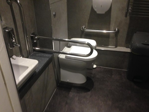 Accessible toilet - Carlucci Restaurant, Dunfermline