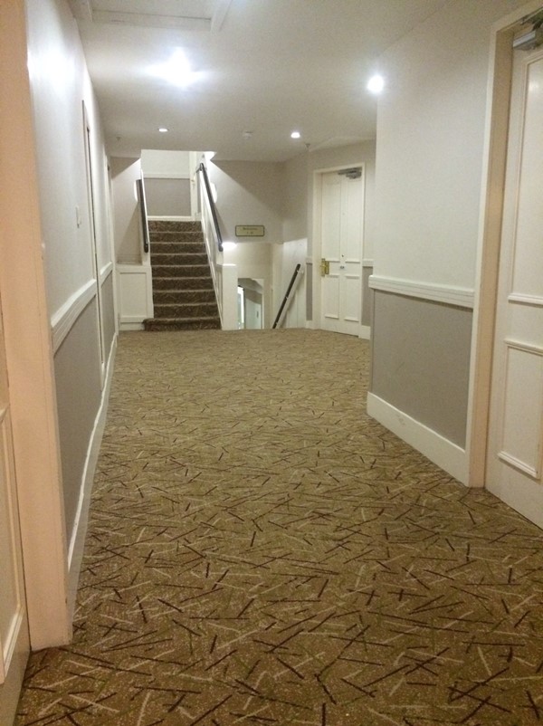 Corridor to the accessible bedrooms