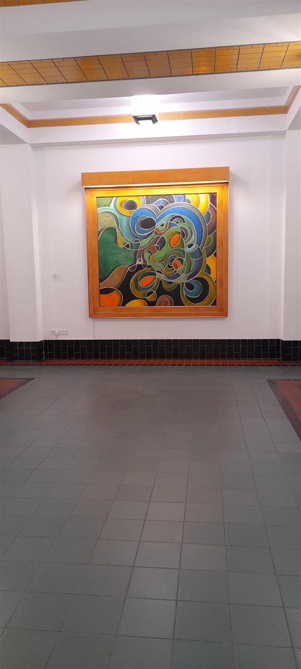 Image of a painting on a wall